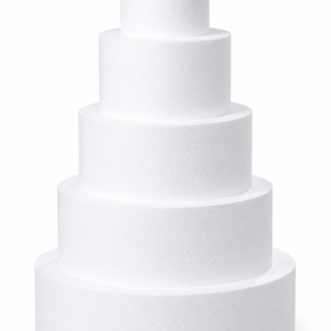 5-Tier Cake Dummy – White