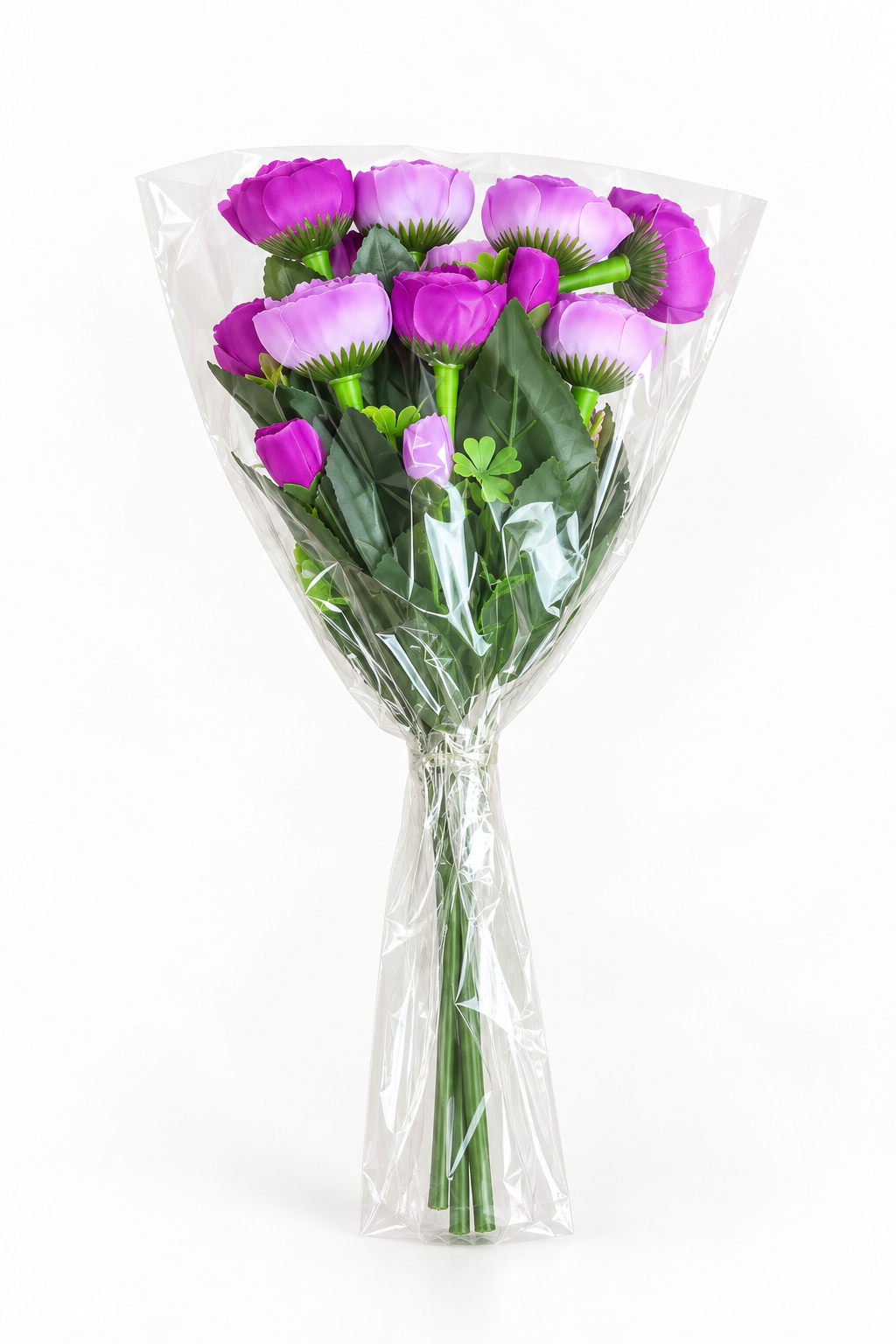 Purple Artificial Flower Bouquet